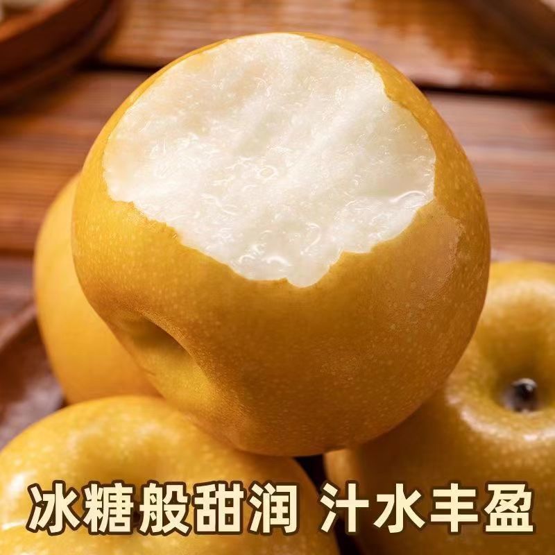 【实力商家】晚秋黄梨甜脆多汁现摘现发产地批发一手货
