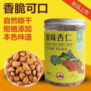 甘肃特产精选原味无壳原味杏仁