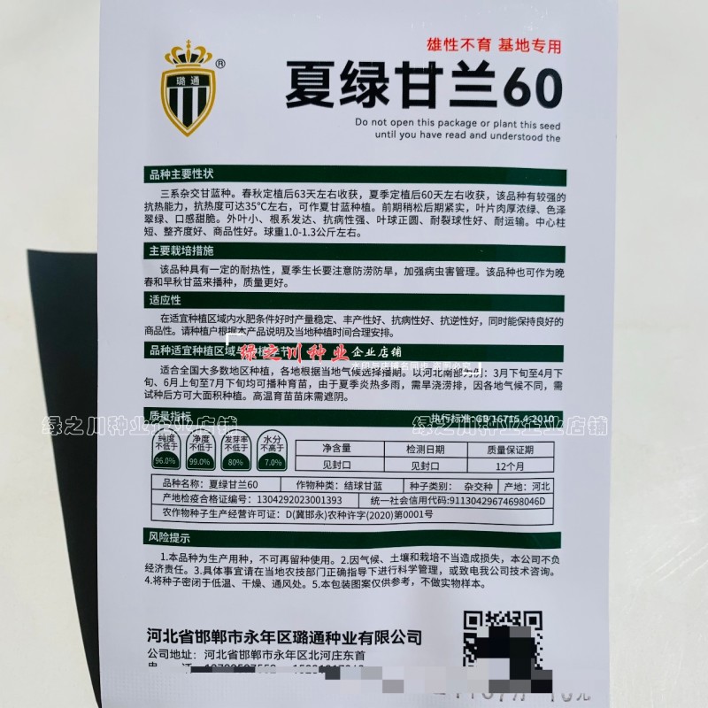 抗热夏绿甘兰5060甘蓝种子甜脆结球甘蓝种籽三季圆包菜种