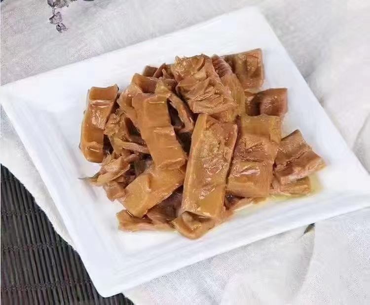 花竹笋菜肴成品图