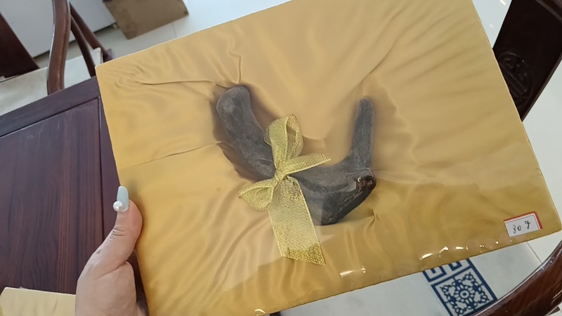 干鹿茸元宝头批发镰刀切煲汤泡酒泡茶，一件代发可以搭配礼盒