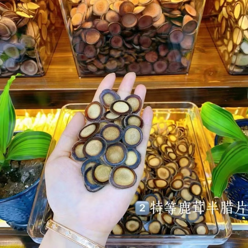 长白山鹿茸片梅花鹿茸片