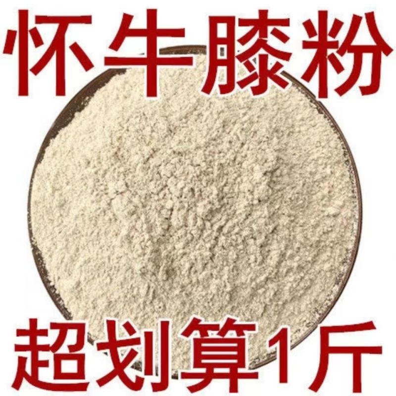 怀牛膝粉中药材野生牛膝河南怀牛膝粉正品怀牛膝纯粉牛夕现磨