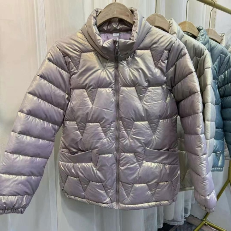 新款女装亮面羽绒棉外套，独立包装码数xl到4xl