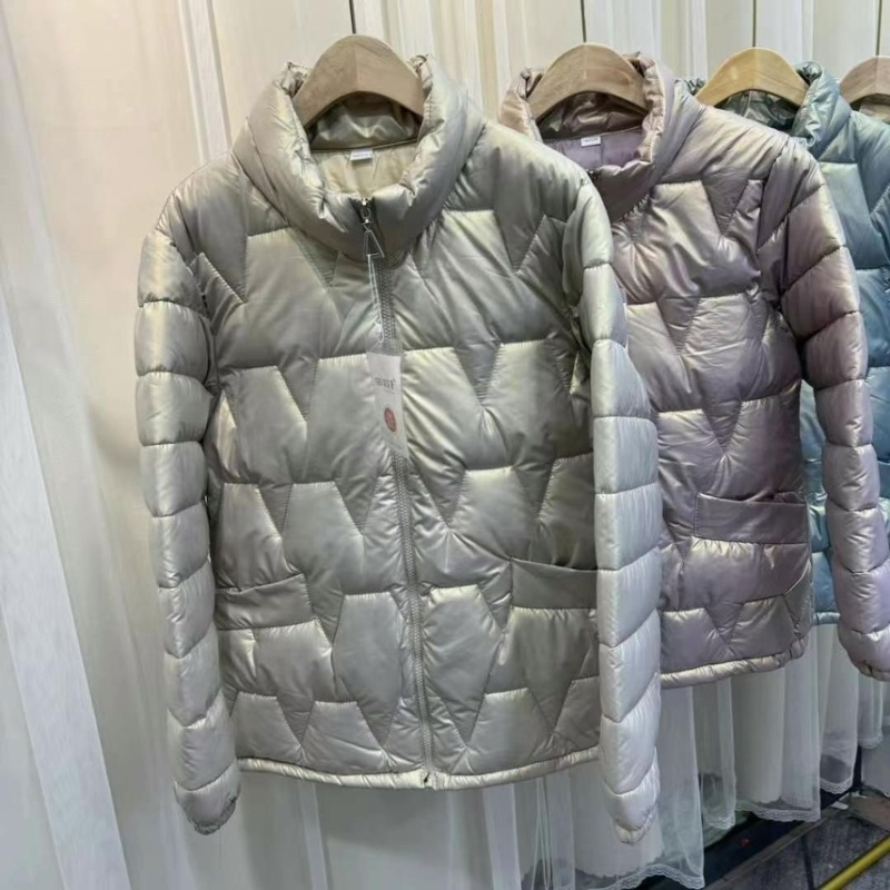 新款女装亮面羽绒棉外套，独立包装码数xl到4xl