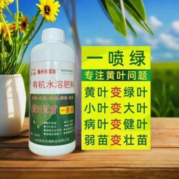 一喷绿黄叶变绿钙镁锌锰硼铜钼进口蔬菜花卉叶绿素微量元素