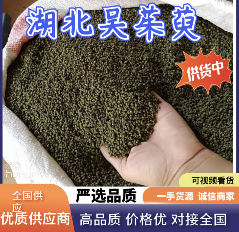 吴茱萸~湖北大花颜色好今年新货品质保障欢迎咨询！