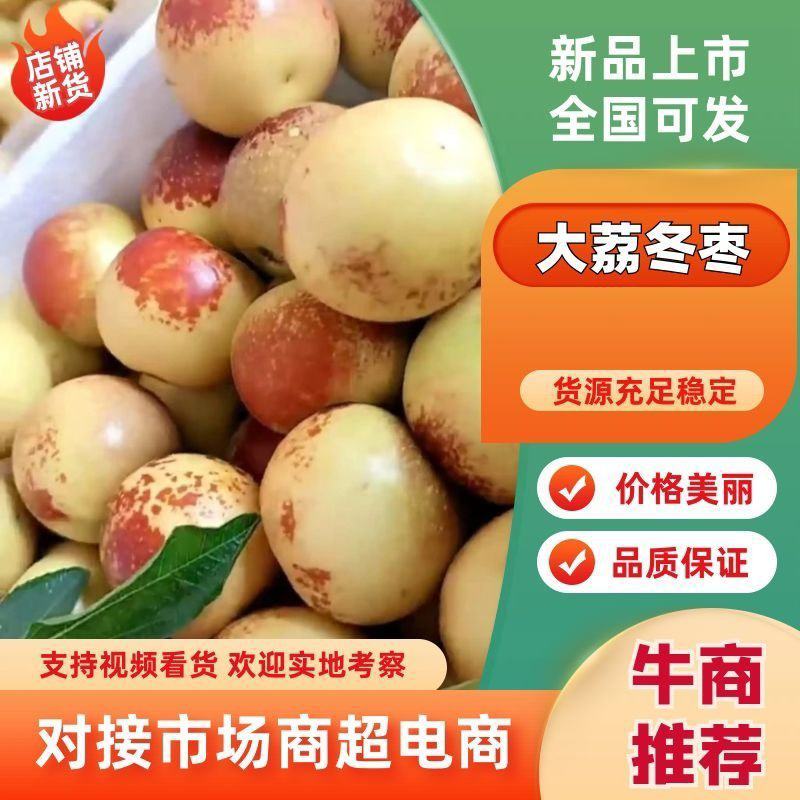 【精品】大荔县精品冬枣大量上市，可供应市场，电商，商超
