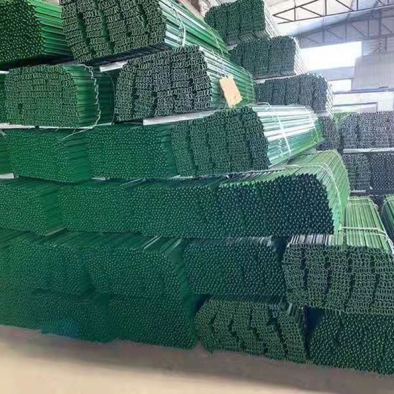 加厚Y型立柱实心柱子钢铁丝网立柱围网立柱养殖网牛栏网立柱