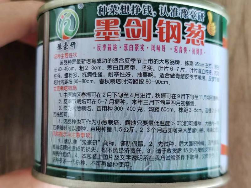 墨剑钢葱营销150现价80耐寒性好抽抬晚冬季不休眠返青快