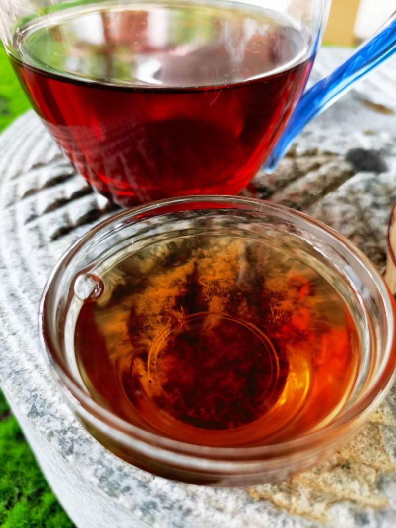 普洱茶熟茶老树熟茶，西2015年原料，2021年手工压饼