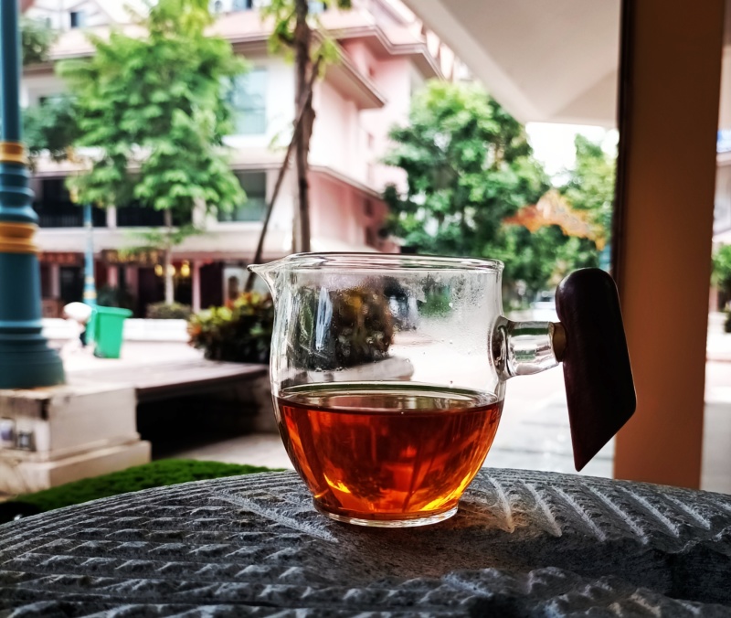 普洱茶熟茶老树熟茶，西2015年原料，2021年手工压饼