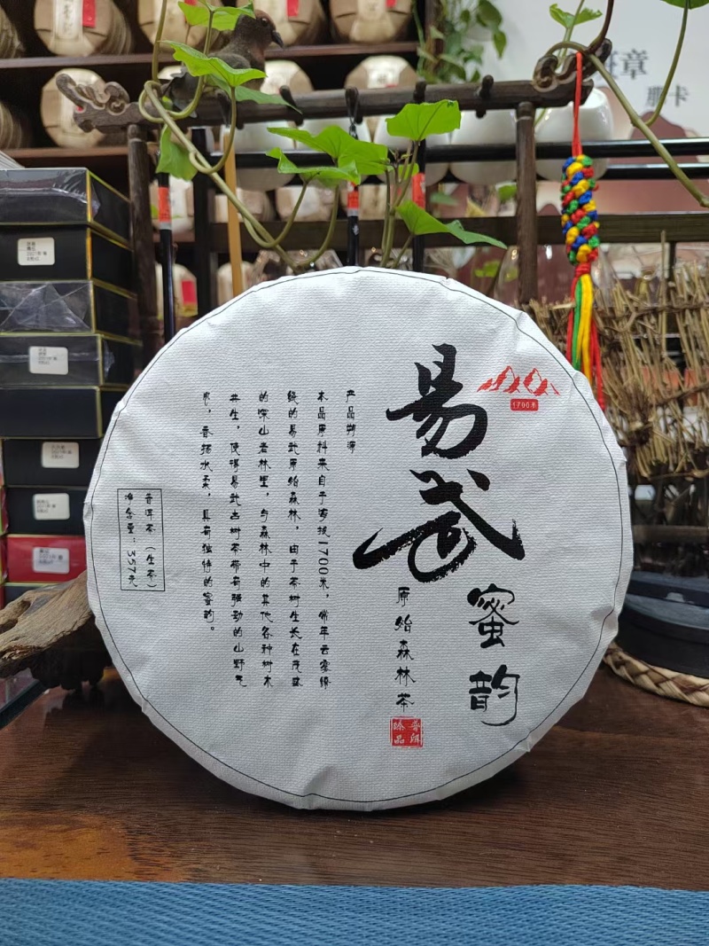 普洱茶生茶357克饼茶易武茶农自产自销2023年