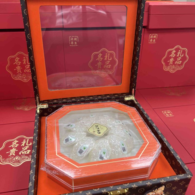 三克梳盏溯源码干盏燕窝礼盒