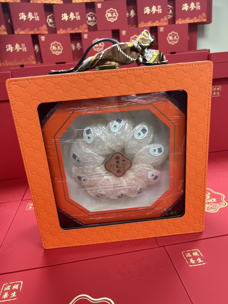三克梳盏溯源码干盏燕窝礼盒