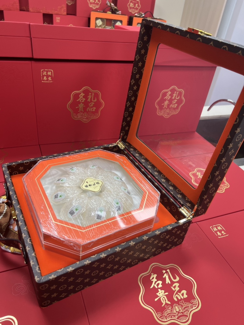 三克梳盏溯源码干盏燕窝礼盒