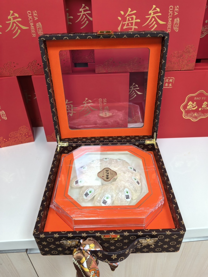 三克梳盏溯源码干盏燕窝礼盒