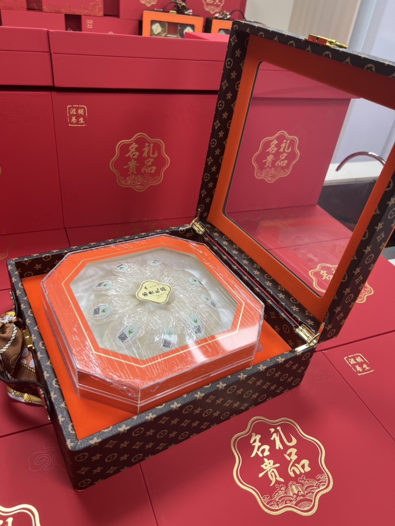 三克梳盏溯源码干盏燕窝礼盒