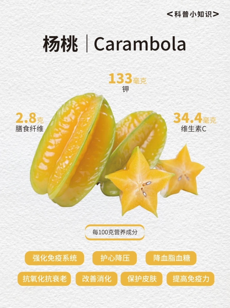 现摘福建即食杨桃新鲜应季五角星孕妇水果整箱批发代发