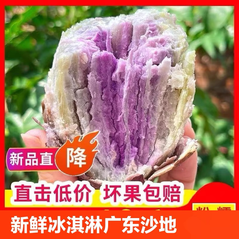 冰淇淋红薯新鲜一点红紫薯地瓜当季糖心板栗薯包邮代发