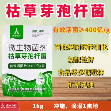 枯草芽孢杆菌微生物菌剂抗重茬防治根腐病枯萎病青枯病等土