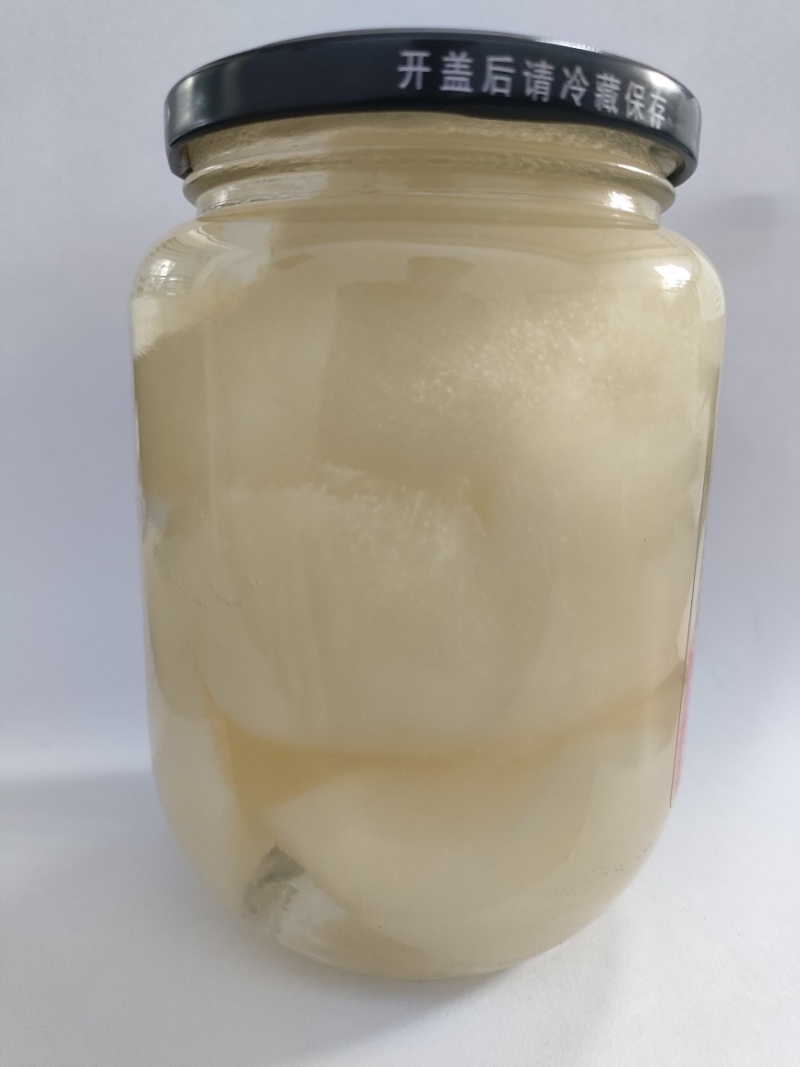 新鲜雪梨水果罐头510g瓶厂家供应全国发货