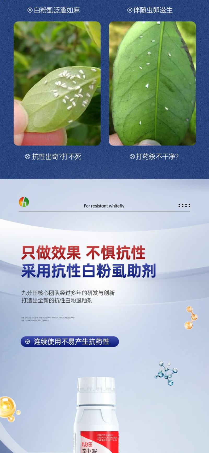 抗性白粉虱专用农药套餐20%呋虫胺啶虫脒杀虫杀卵