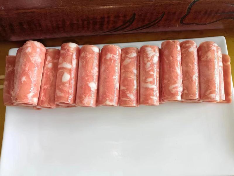 厂家直销鸭肉牛脂肪板大量批发可切卷保证不散碎现货实拍