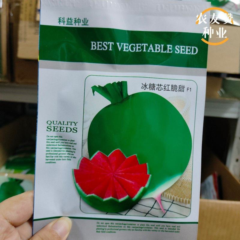 满芯红萝卜种子冰糖芯红脆甜满堂红心里美西瓜红水果萝卜种籽