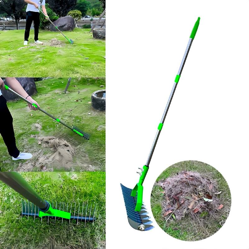 枯草耙落叶耙茅草耙草坪园林除垢松土器