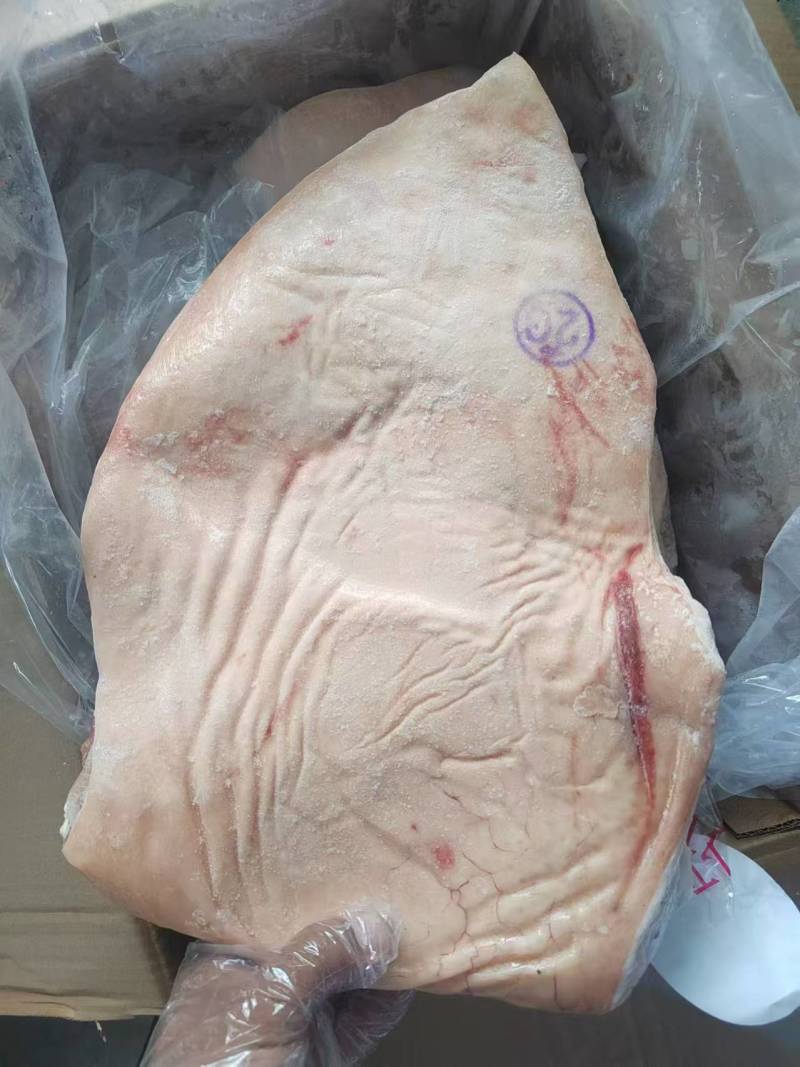 带皮后上肉，**日期的货，猪价上涨，老板们及时囤起来