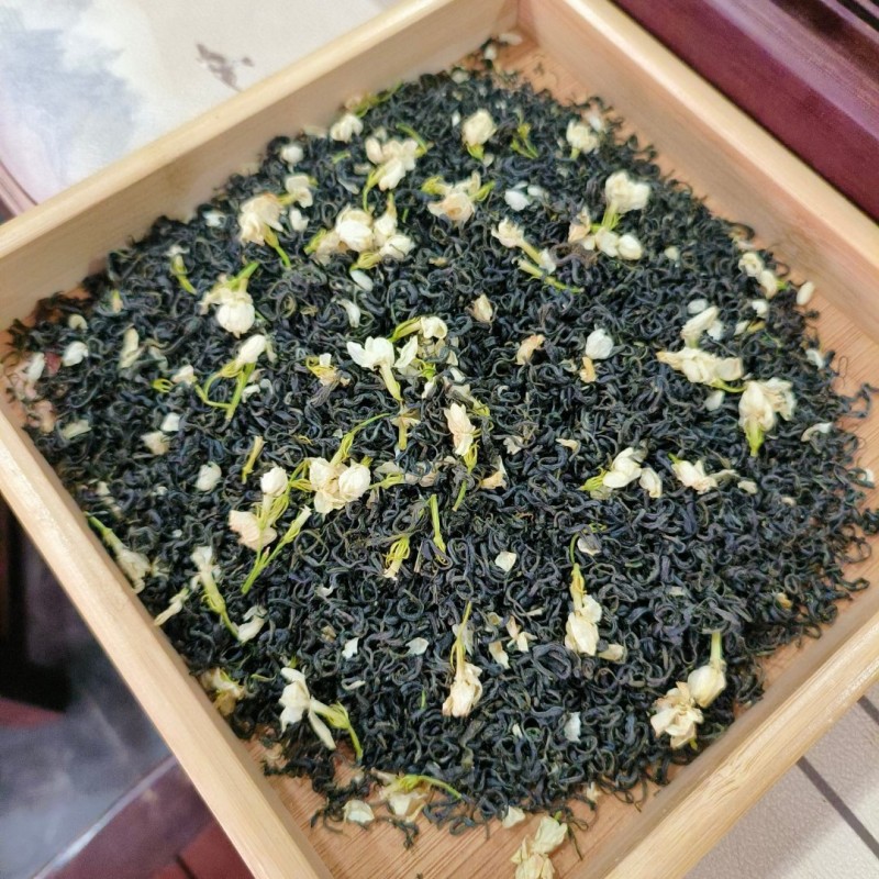 250g新茶叶茉莉花茶浓香型茉莉飘雪绿茶花茶