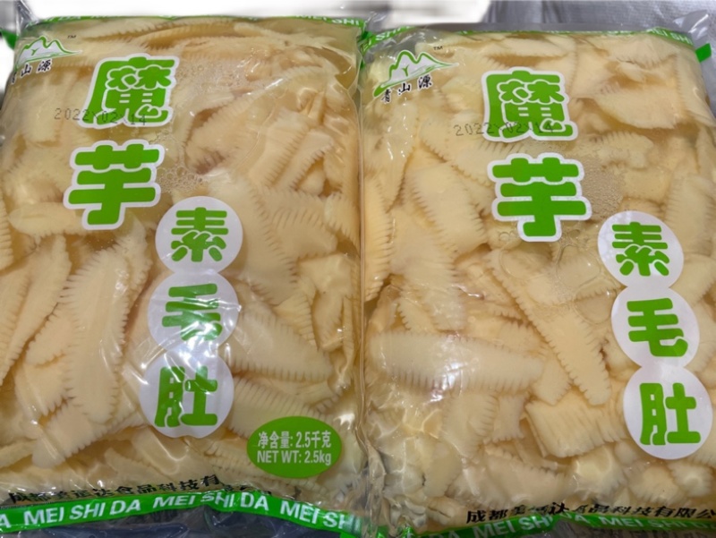 【凉拌海蜇】魔芋素大刀毛肚