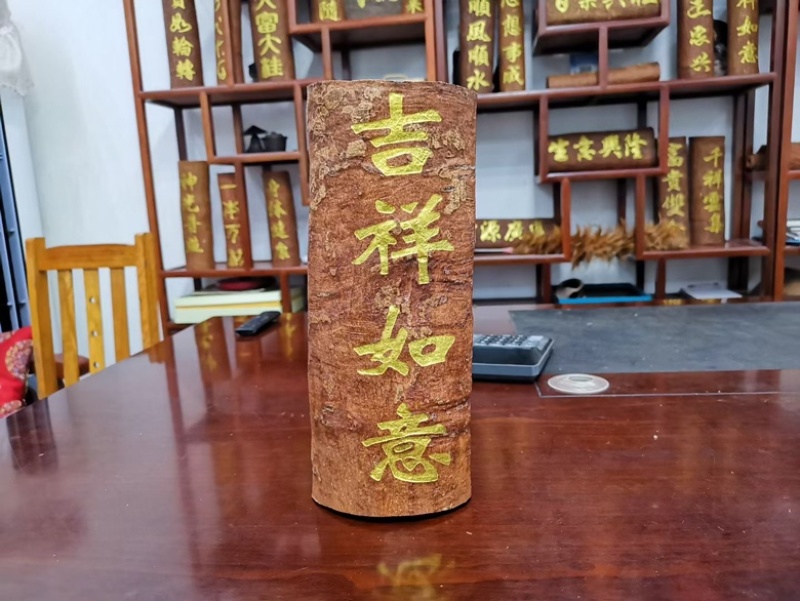 肉桂雕刻，工艺桂