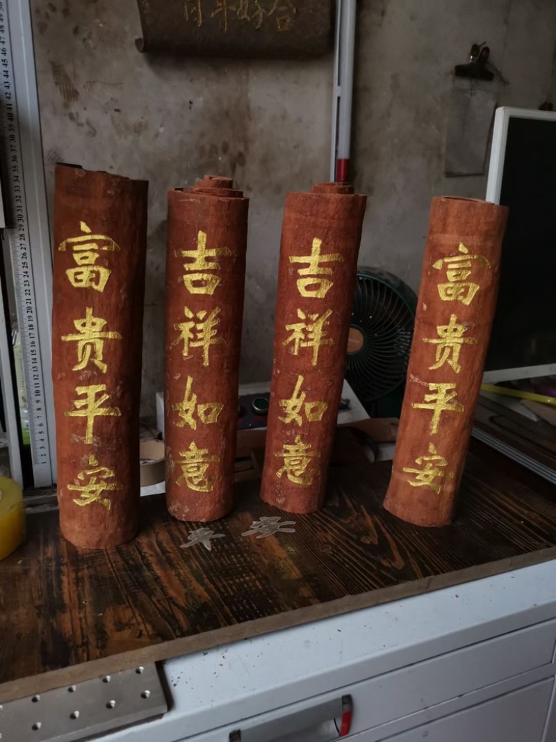 肉桂雕刻，工艺桂