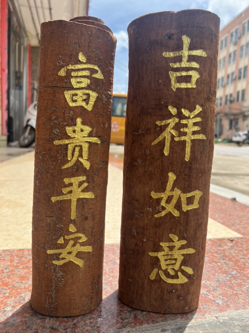 肉桂雕刻，工艺桂