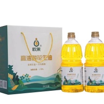 山东高油酸花生油1.8Lx2礼盒装量大从优欢迎来电