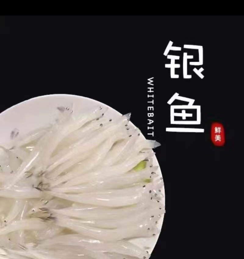 大银鱼新鲜水产冷冻面条鱼白饭鱼宝宝辅食鲜活冷冻淡水小银鱼