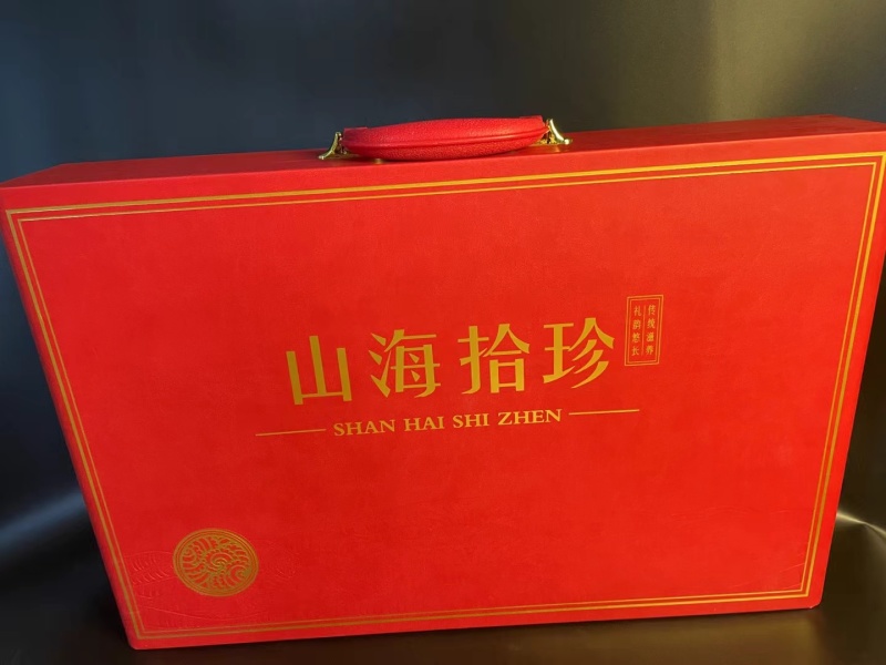 【包邮】水产海参鲍鱼干货礼盒四拼六拼十拼一件起批