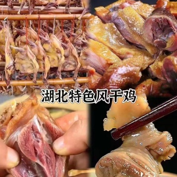 湖北特色风干鸡品质保证自然风干欢迎老板来电下单