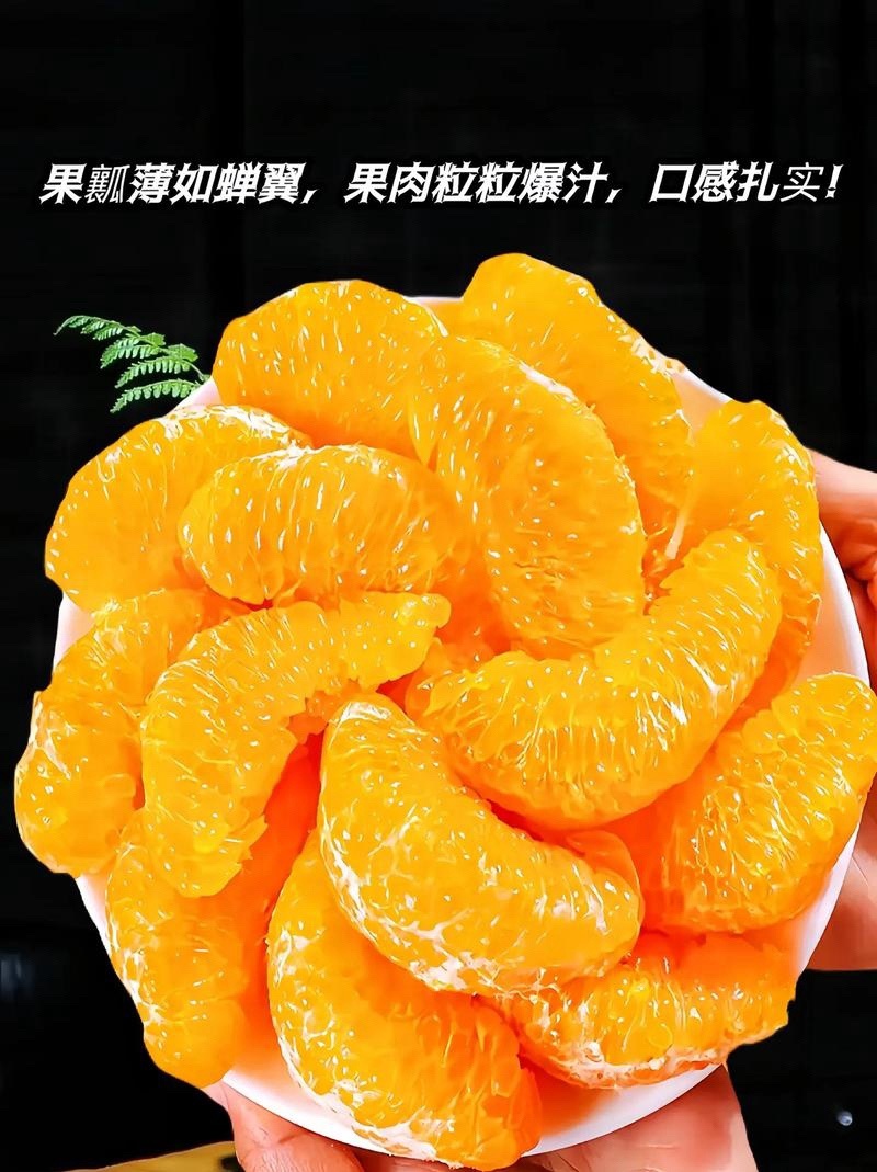 正宗四川春见耙耙柑，果瓤薄如蝉翼，果肉粒粒爆汁。