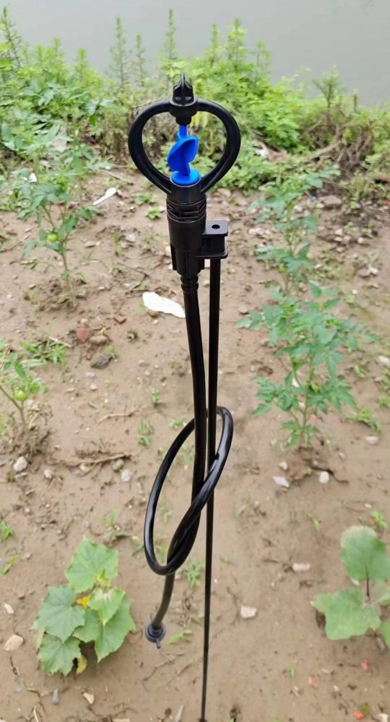 微喷系列地插微喷喷灌纤维杆1米全圆喷洒