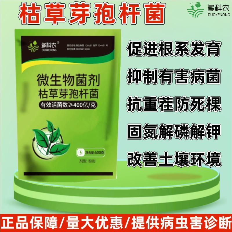 多科农枯草芽孢杆菌400亿高含量抗重茬防病害微生物菌剂