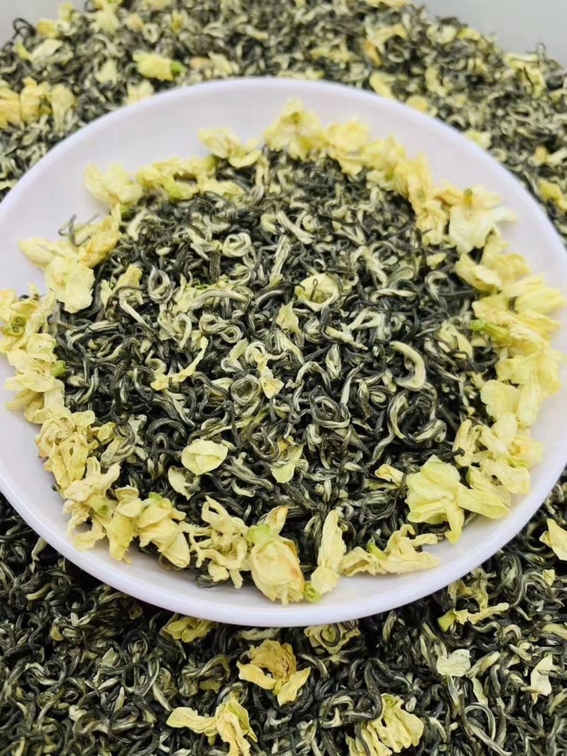 1斤新茶浓香型花茶茉莉花茶茉莉飘雪高山绿茶