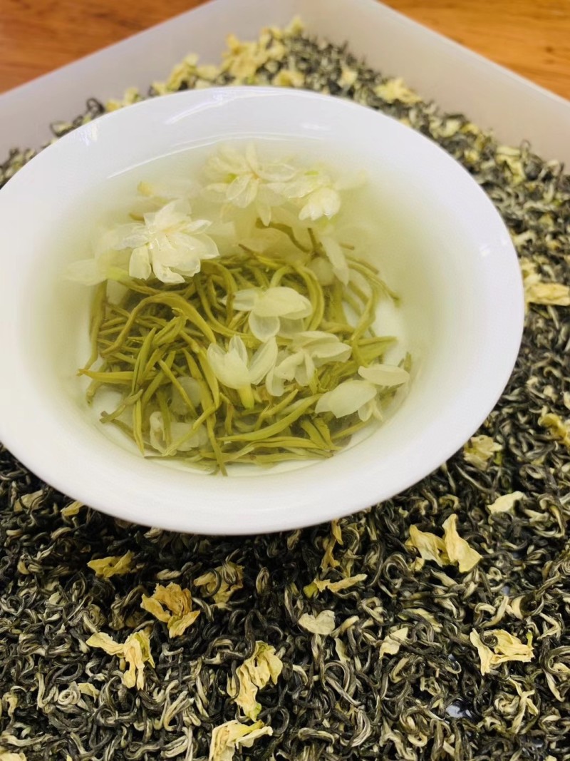 1斤新茶浓香型花茶茉莉花茶茉莉飘雪高山绿茶
