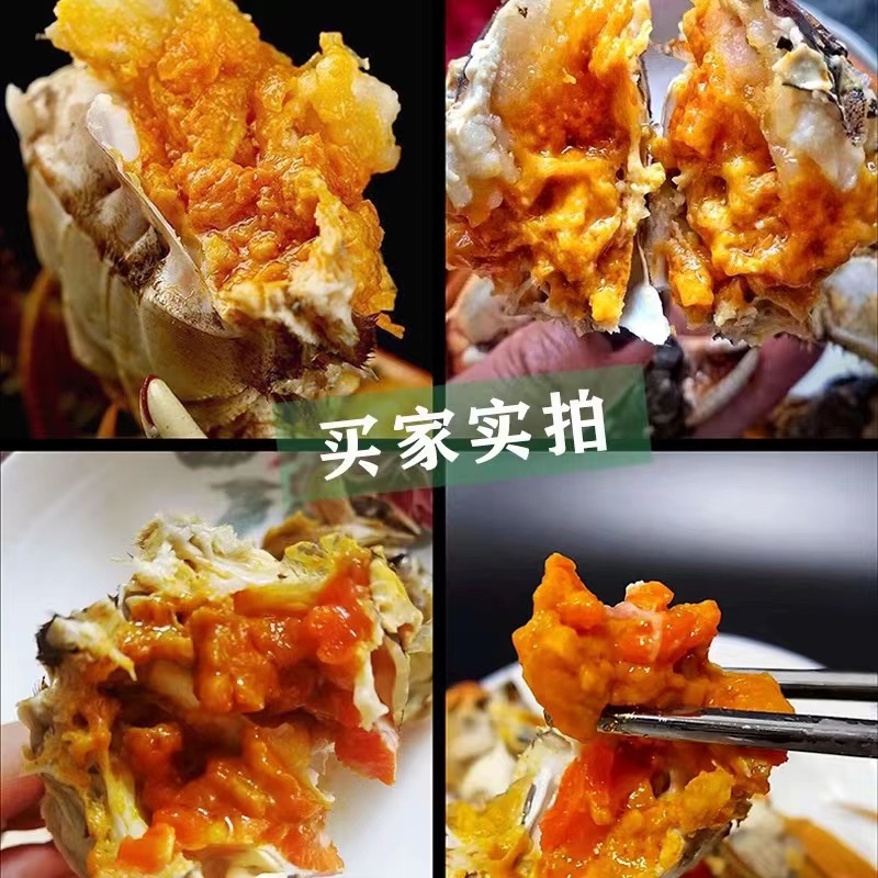 【盘锦河蟹】稻田直发多规格肉质饱满死蟹包赔