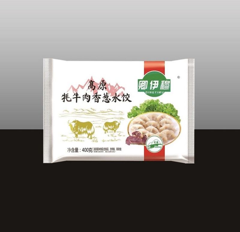 牦牛肉水饺清真青海生鲜冷冻1袋*400g*25袋/件