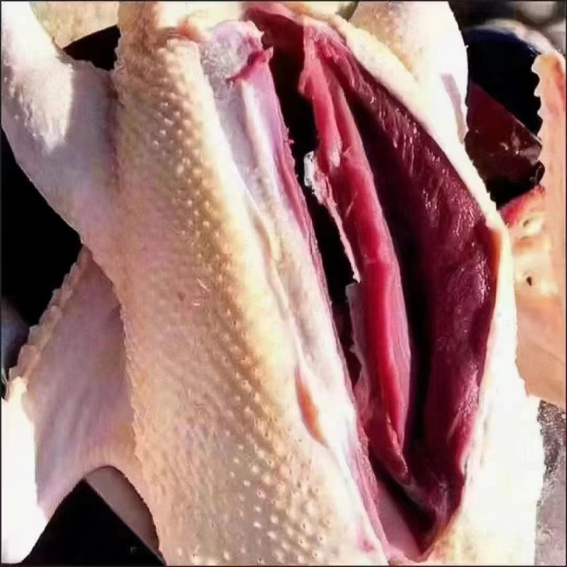 地道东北大鹅，黄皮红肉的，保质保量