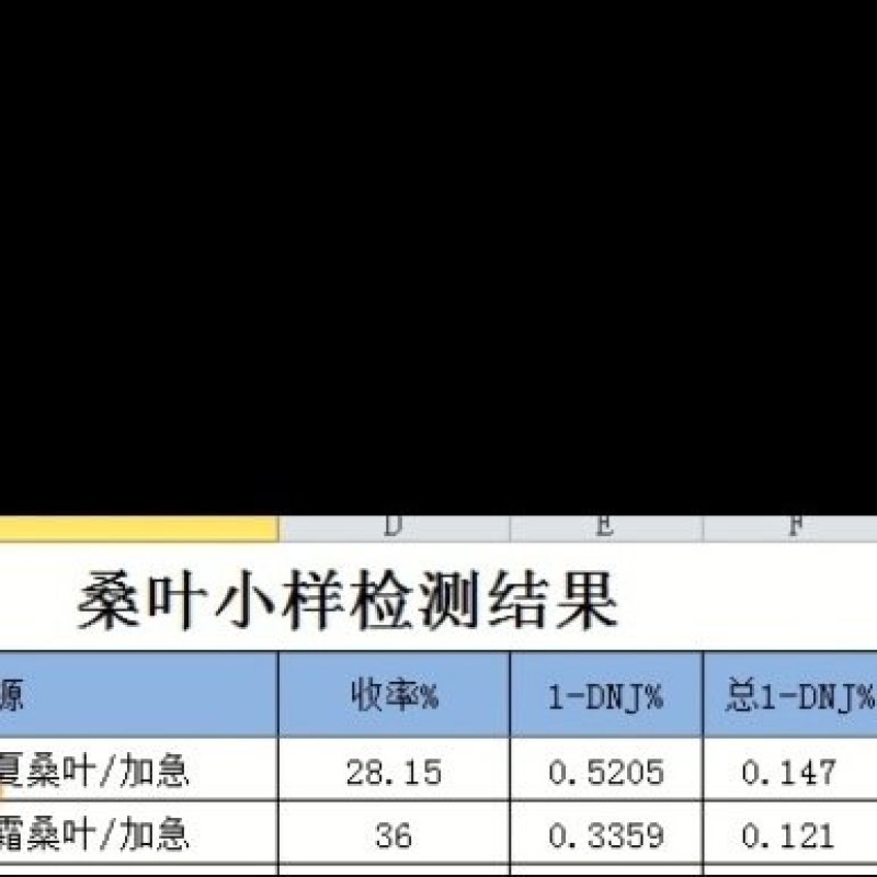 2024年8月份青桑叶霜桑叶都有现货