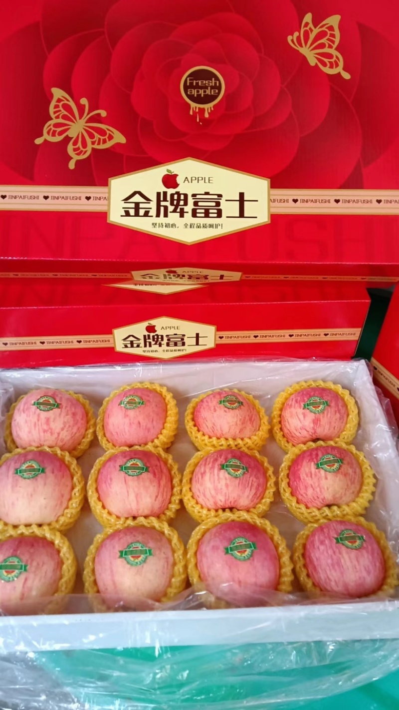 山东精选红富士苹果，产地一手货源，支持电商价格实惠